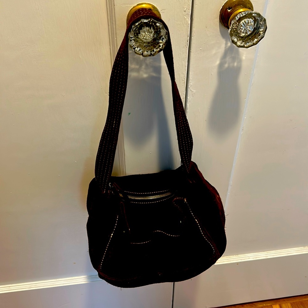 Banana Republic Small Suede Bag